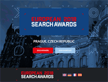 Tablet Screenshot of europeansearchawards.com